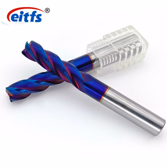 HRC 65 Solid Carbide Standard End Mill for High Performance Milling