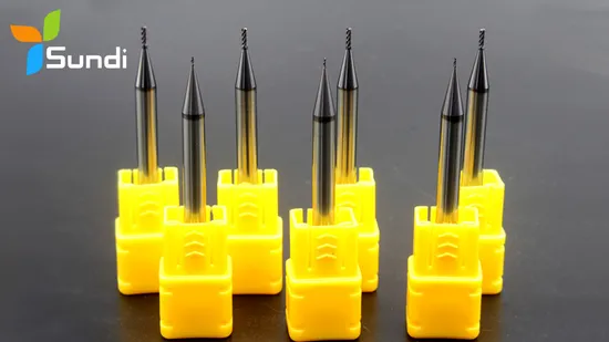 0.2 0.3 0.4 Small Sizes Micro Mini HRC 65 55 45 Engrave Groove Slot CNC High Speed End Mill