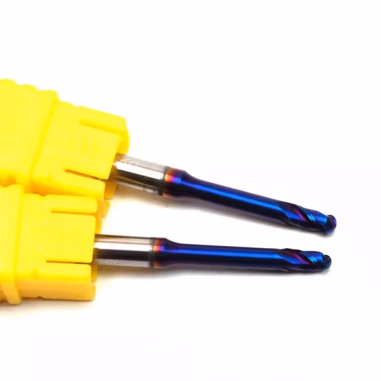 HRC60 High Hardness Tungsten Carbide Long Neck Flat End Mill