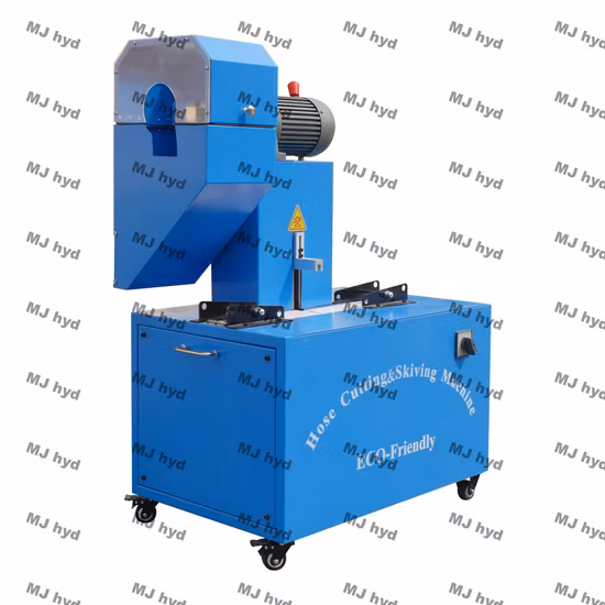 Customized Dust-Free Hose Cutting and Skiving Machine CE ISO Certified Vertical Hose Skiving Machine 2inch 6wires Rubber Hose Cutting Tool Price