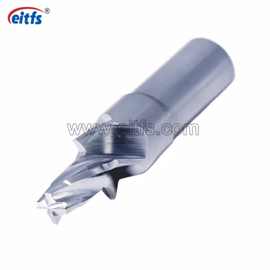 Custom Milling Cutter Step Spiral End Mill with Tungsten Solid Carbide